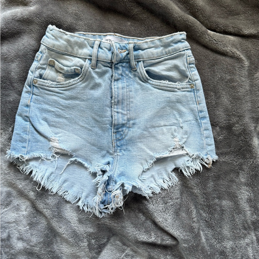 Denim Zara shorts